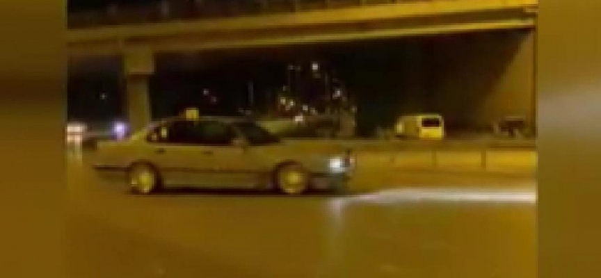 Tuzla'da drift yapan sürücülere 29 bin lira ceza kesildi