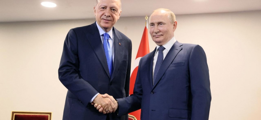 Cumhurbaşkanı Erdoğan Rusya Devlet Başkanı Putin'le bir araya geldi