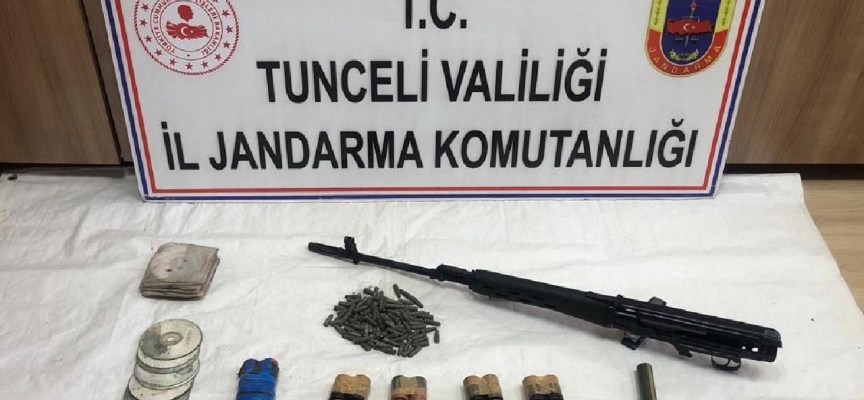 Tunceli'de 3 sığınak imha edildi