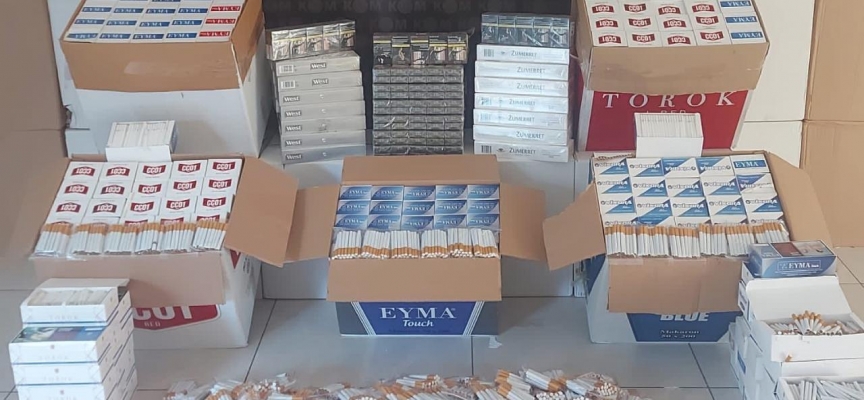 Hatay'da 103 bin 700 makaron ele geçirildi