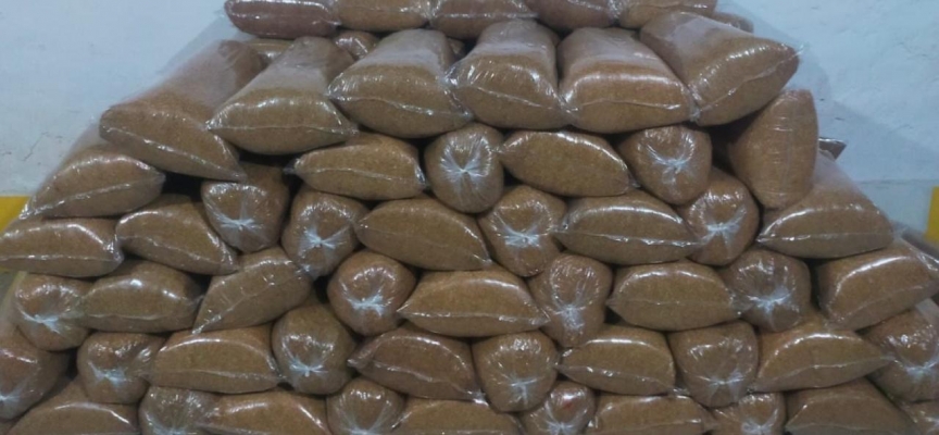 Elazığ'da 648 kilogram kaçak tütün ele geçirildi