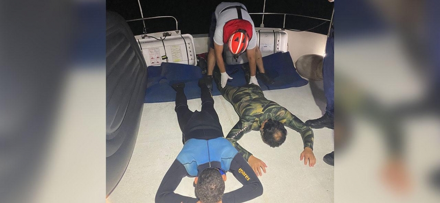 Yüzerek yurt dışına kaçmaya çalışan 2 FETÖ üyesi yakalandı