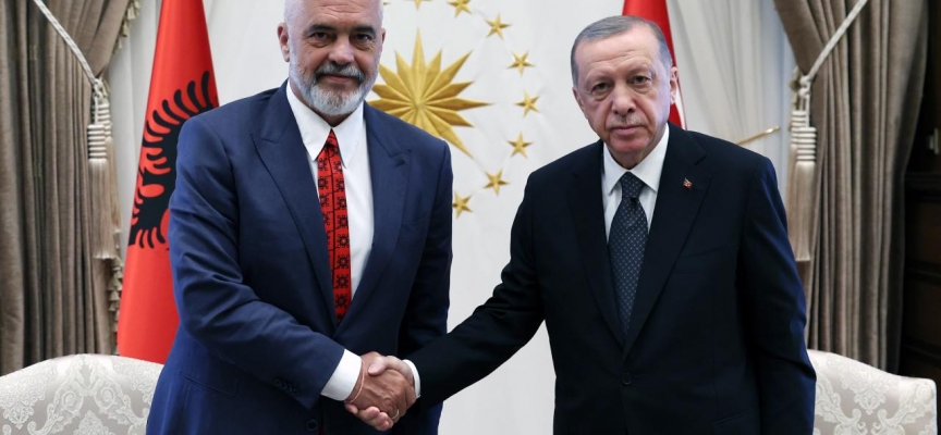 Cumhurbaşkanı Erdoğan, Arnavutluk Başbakanı Rama'yı kabul etti