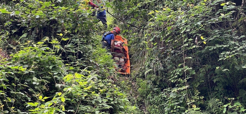 Rize'de teleferik kazası