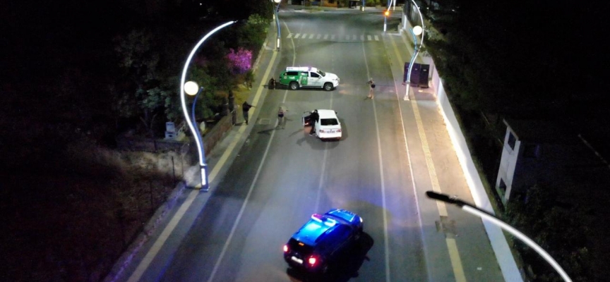 Siirt’te fıstık hırsızlığına karşı termal kameralı dronla önlem