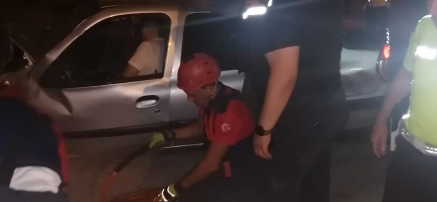 Denizli'de trafik kazası: 1 ölü, 4 yaralı