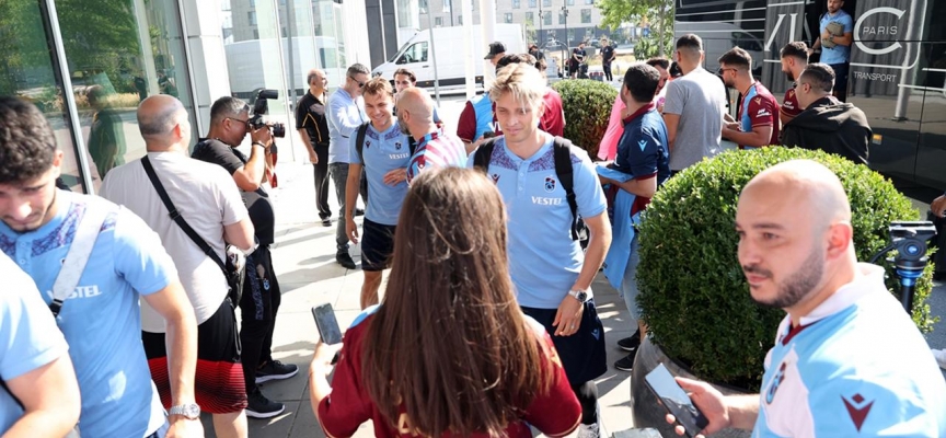 Trabzonspor kafilesi Danimarka'da