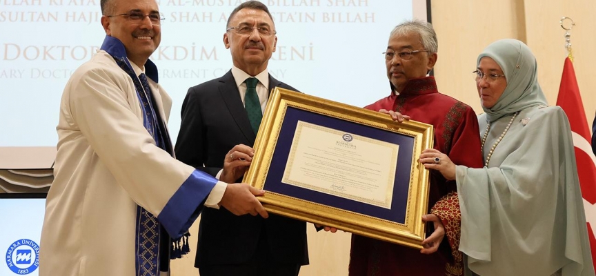 Marmara Üniversitesi'nden Malezya Kralı Abdullah Şah'a "fahri doktora"
