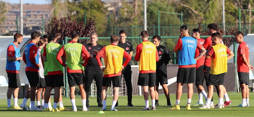 A Milli Takım Lüksemburg maçına hazırlanıyor