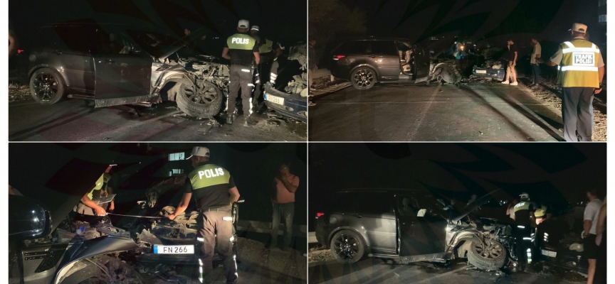 Girne-Güzelyurt anayolunda feci kaza…Araç sürücüsü aranıyor