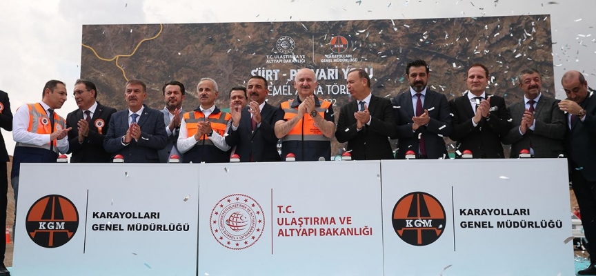 Siirt-Pervari Yolu'nun temeli atıldı