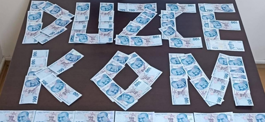 Piyasaya sahte para sürerken suçüstü yakalandı