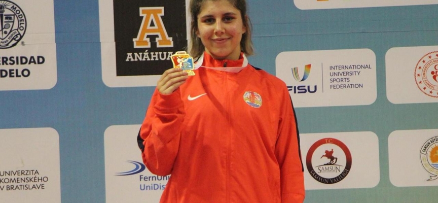 Edirneli güreşçi dünya şampiyonu oldu