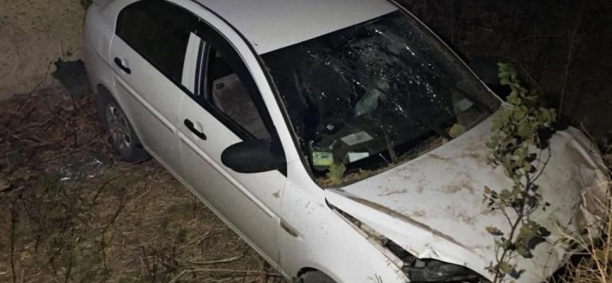 Kırıkkale'de kanala düşen otomobildeki 2 kişi yaralandı