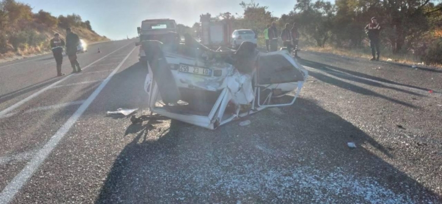 Adıyaman'da kaza yapan araç takla attı: 2 yaralı