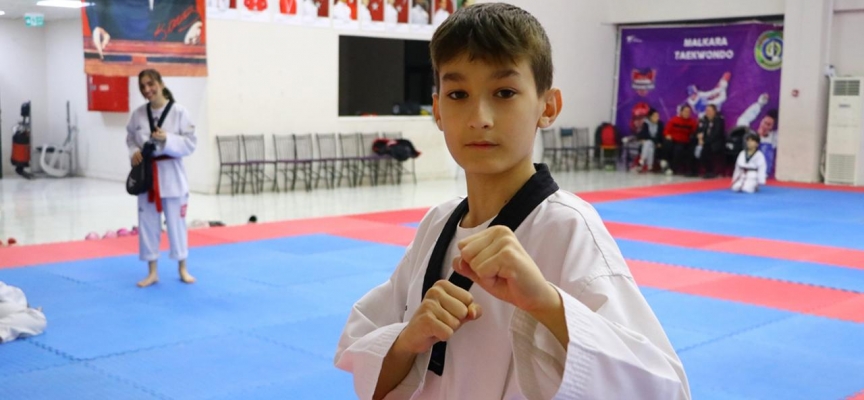 Milli tekvandocu Tuğra Ekinci'nin hedefi Avrupa şampiyonluğu: