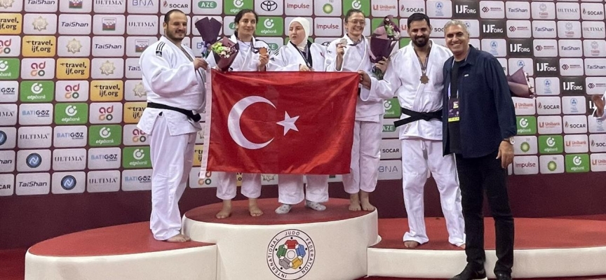 Milli sporculardan biri altın beş madalya