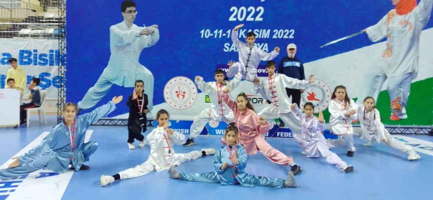 Malatyalı sporculardan Tai Chi Türkiye Şampiyonası'nda 10 madalya