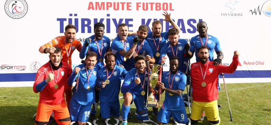 Ampute Futbol Türkiye Kupası'nı Şahinbey Belediyesi kazandı