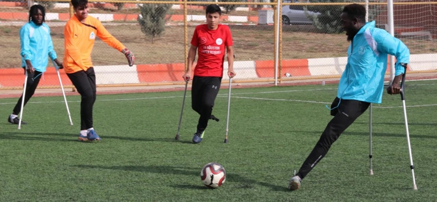 Eyyübiye Belediyespor Ampute Futbol Takımı Süper Lig'e iddialı başlayacak