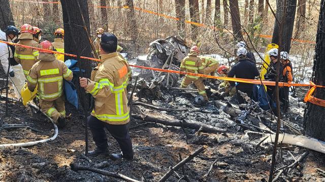 Güney Kore’de helikopter düştü: 5 ölü
