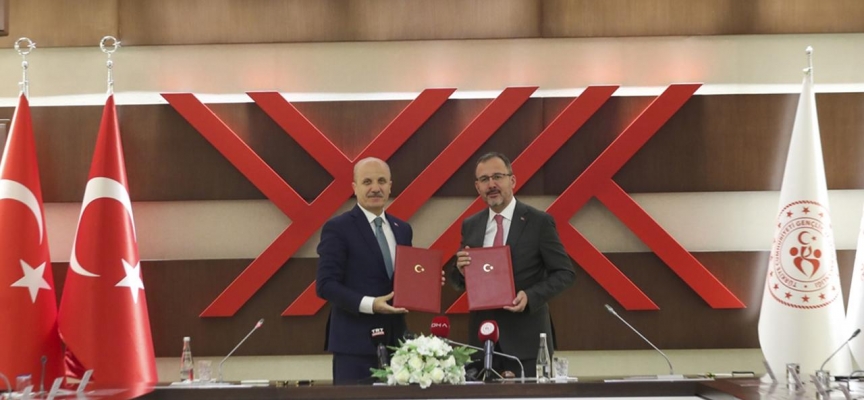 Gençlik ve Spor Bakanlığı ile YÖK arasında iş birliği protokolü imzalandı