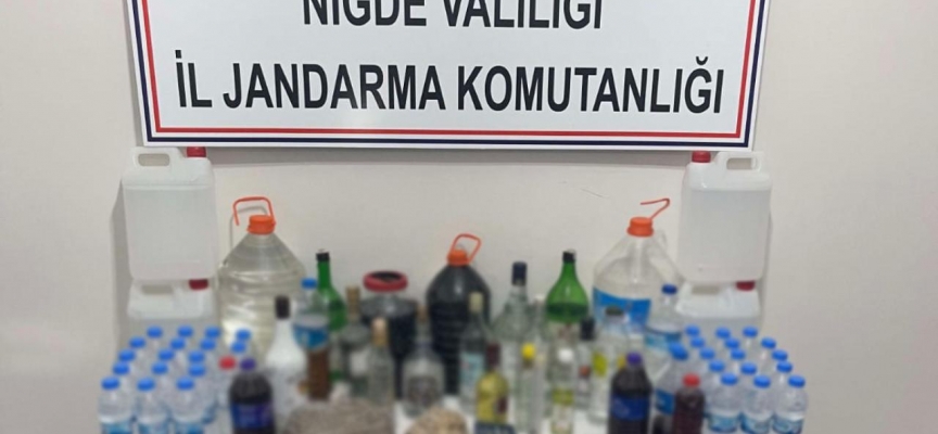 Niğde'de sahte içki operasyonu: 6 gözaltı