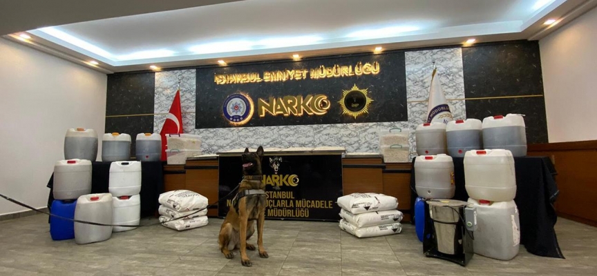 İstanbul'da yarım ton uyuşturucu ele geçirildi, 24 kişi yakalandı