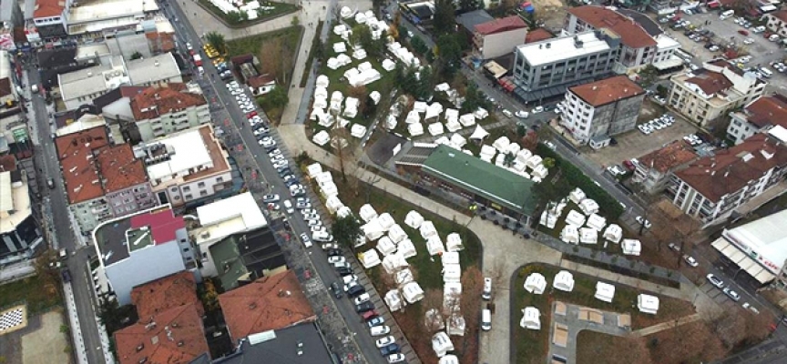 Düzce’de hasar tespit çalışmaları tamamlandı