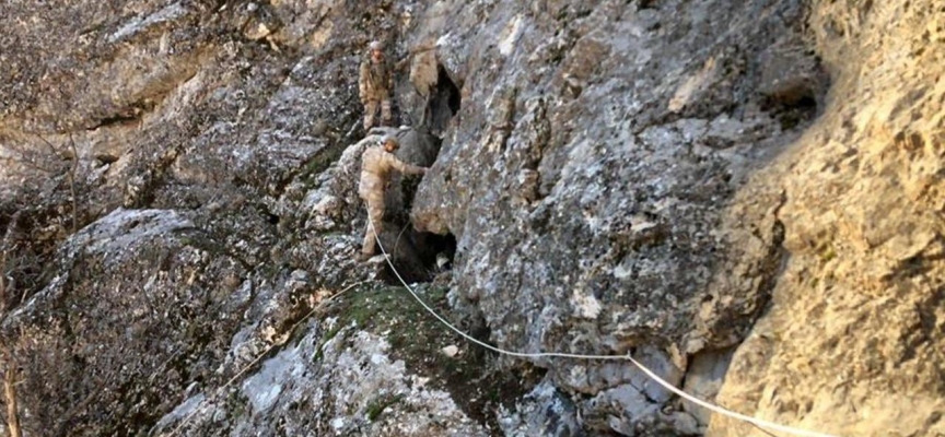 Tunceli'de 15 terör sığınağı imha edildi