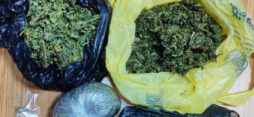 Edirne'de uyuşturucuyla yakalanan 2 şüpheli tutuklandı