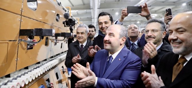 QUA Granite’in yeni üretim hatları Sanayi Bakanı Mustafa Varank’ın katılımıyla açıldı