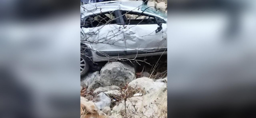 Kahramanmaraş’ta otomobil uçuruma devrildi: 1 ölü, 2 yaralı