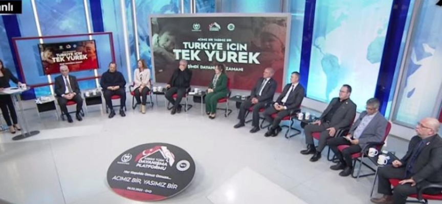 KKTC'den deprem bölgesinde inşa edilecek konteyner kent için destek yayını