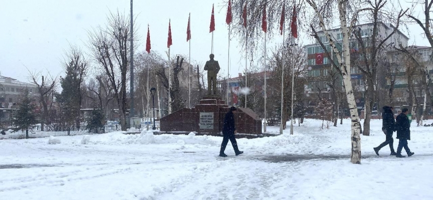 Ardahan'da kar ve soğuk hava etkili oluyor