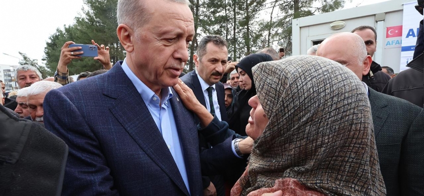 Cumhurbaşkanı Erdoğan deprem bölgesine gitti