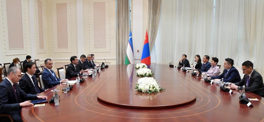 Özbekistan ve Moğolistan ilişkileri üst düzeye çıkarılacak