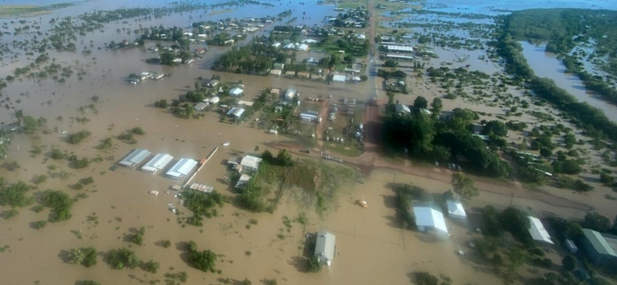 Avustralya'da selin vurduğu Burketown'da halka tahliye çağrısı