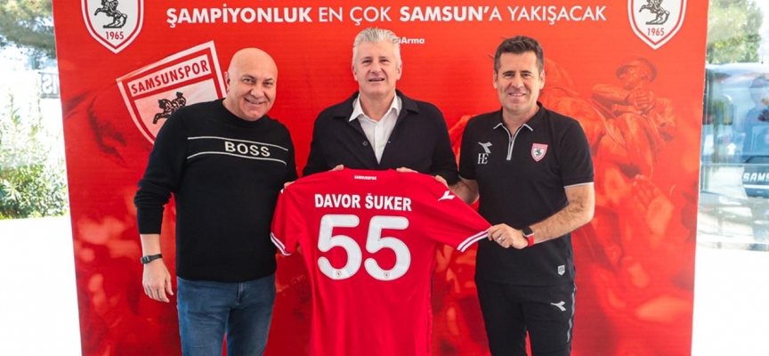 Hırvatistan Futbol Federasyonu Başkanı Davor Suker Samsunspor'u ziyaret etti