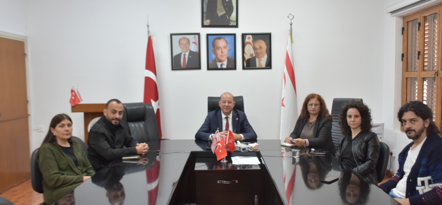 Dinçyürek, Tabipler Birliği ve Eczacılar Birliği yönetim kurullarıyla toplantı gerçekleştirildi