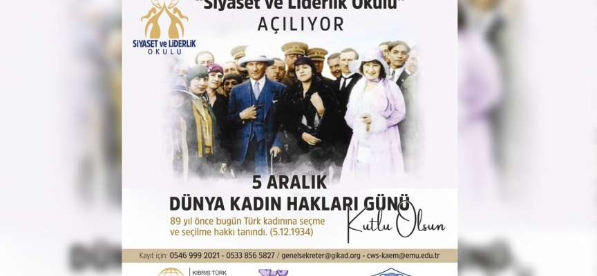 “Siyaset ve Liderlik Okulu” açılıyor