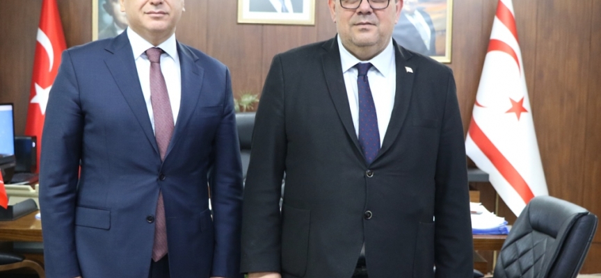 Maliye Bakanı Berova, TC Hazine ve Maliye Bakan Yardımcısı Hatipoğlu’nu kabul etti