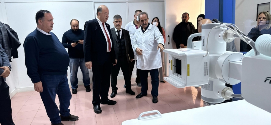 Nalbantoğlu Polikliniği’nde arızalı olan röntgen cihazı yenisiyle değiştiridi