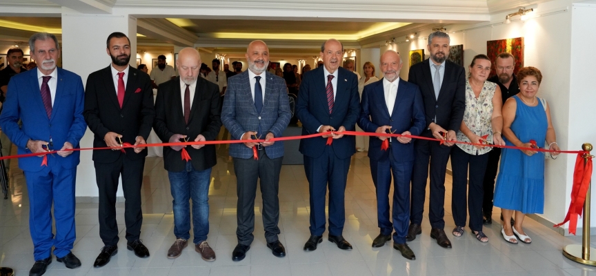 Cumhurbaşkanı Tatar, “YDÜ Güzel Sanatlar Temmuz Sergisi”nin açılışını yaptı