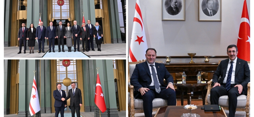 Ziya Öztürkler, Türkiye Cumhurbaşkanı Yardımcısı Cevdet Yılmaz ile görüştü