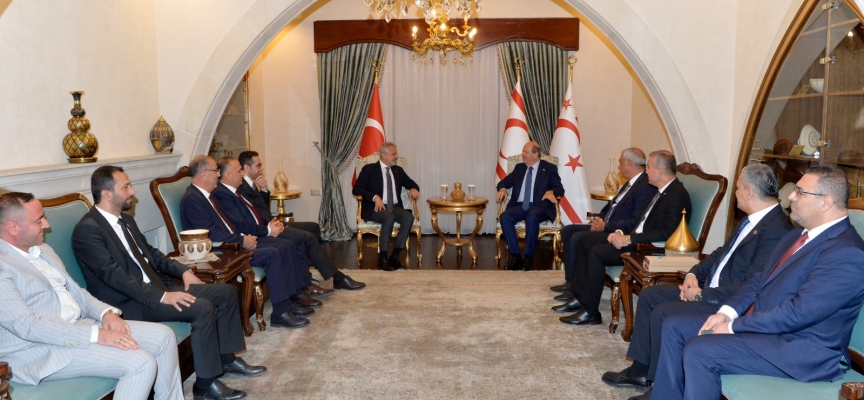 Cumhurbaşkanı Tatar, Hatay’dan gelen belediye başkanlarını kabul etti