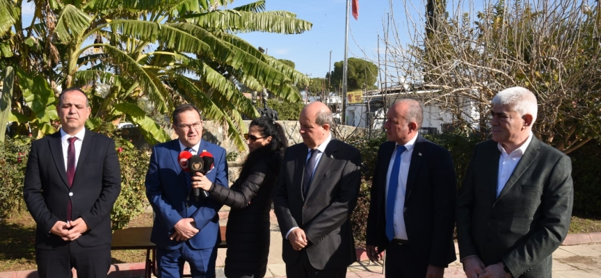 Cumhurbaşkanı Tatar, Haspolat’ta incelemelerde bulundu