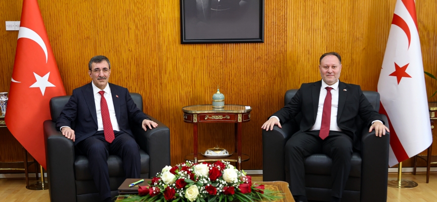 Meclis Başkanı Öztürkler, TC Cumhurbaşkanı Yardımcısı Yılmaz’ı kabul etti