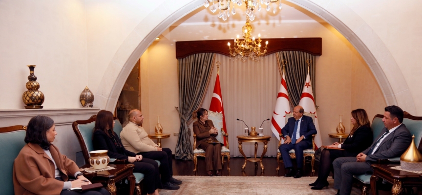 Cumhurbaşkanı Tatar, İki Taraflı Ekonomik ve Ticari İşler Teknik Komite Başkan ve üyelerini kabul etti