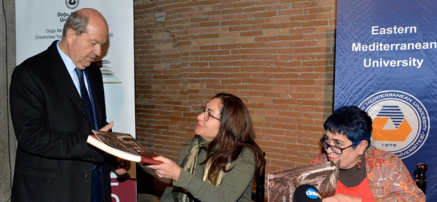 Cumhurbaşkanı Tatar, “Çağdaş Mağusa Gravürleri” söyleşi ve kitap tanıtım etkinliğine katıldı